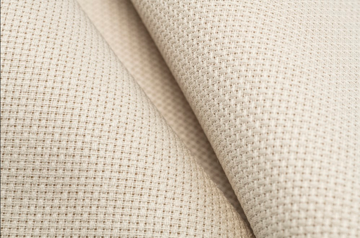 [CI-TELA RICAMO150-41] Aida Ecru 150cm.