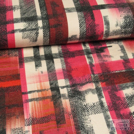 [EDI-0192002-205] Jersey Vintage Ruit Rood