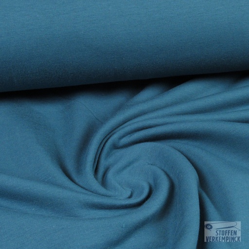 [QT-RS0202-942] French Terry Brushed Petrol