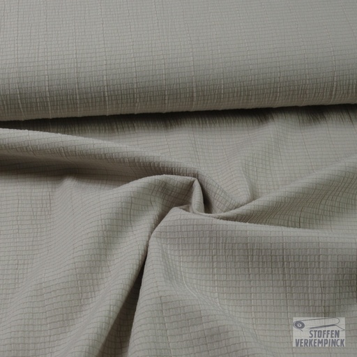 [za-4791-02-03] Crincle Stretch Bloezenstof Zand