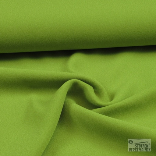 [BI-110660-29] Crèpe Satin Réversible Kiwi