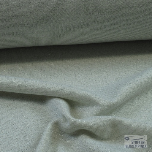 [184-0086] French Terry Lurex Ecru