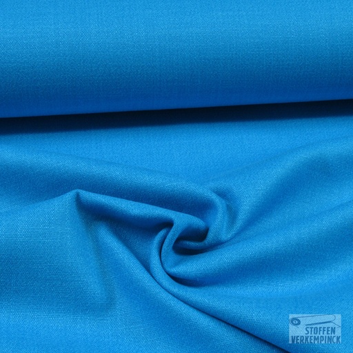 [KI-0591-660] Stretch Linnen Turquoise