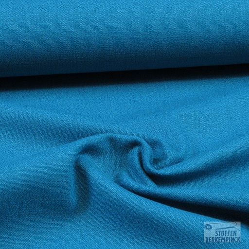 [KI-0591-670] Stretch Linnen Petrol