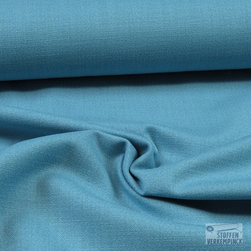 [KI-0591-322] Stretch Linnen Oud Blauw
