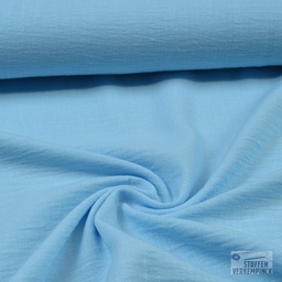 [KI-0953-635] Polyester super washed Licht Blauw