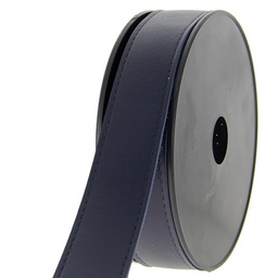 [DI-F403-15] Lederen Tassenband 30mm Kleur 15 Donker blauw