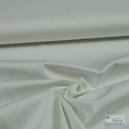 [QT-MR1102-500] Stretch Popeline Katoen/Nylon Silk White