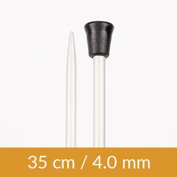 [206-30401] Aluminium single pointed needle 35cm 4.00mm 
