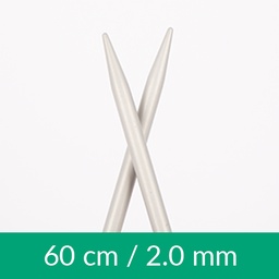 [206-60201] Aluminium circular needle 60cm 2.00mm 