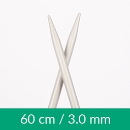 [206-60301] Aluminium circular needle 60cm 3.00mm 