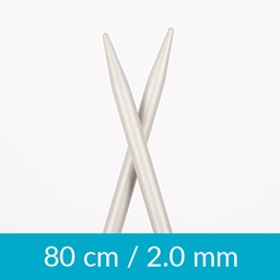 [206-80201] Aluminium circular needle 80cm 2.00mm 