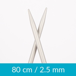 [206-80251] Aluminium circular needle 80cm 2.50mm 