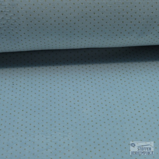 [184-0093-02] Nicky Foil Print Pastel Blauw