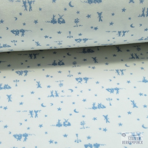 [184-0104] Nicky Haasjes Blauw/Wit