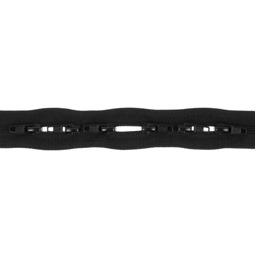 [DBF-22570-000] Spiraalrits aan de meter zwart - 3mtr incl. 6 schuivers