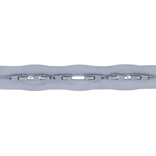 [DBF-22570-006] Spiraalrits aan de meter licht grijs - 3mtr incl. 6 schuivers