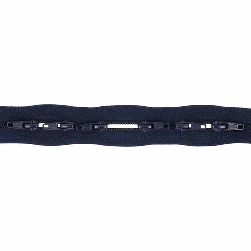 [DBF-22570-210] Spiraalrits op kaart Donkerblauw - 3mtr incl. 6 schuivers