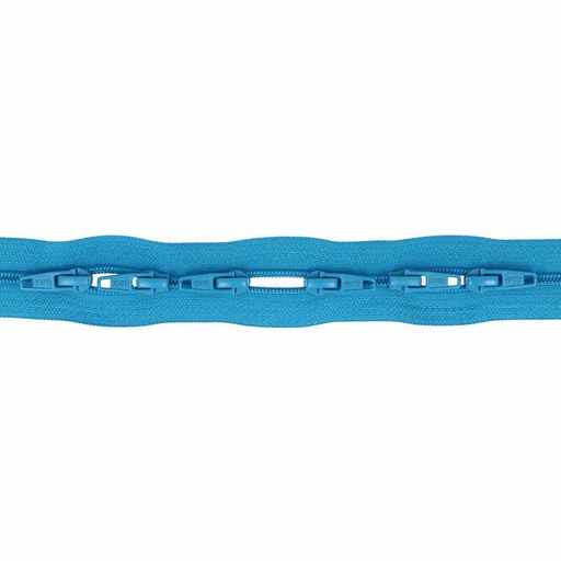 [DBF-22570-298] Spiraalrits aan de meter Turquoise - 3mtr incl. 6 schuivers