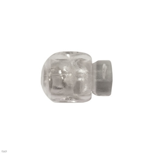 [HED-181075] Koordklem met veer transparant