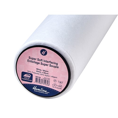 [DI-HN108] Tussenvoering Kleefbaar Soft Licht Wit