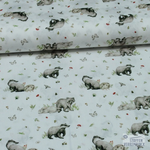 [ST-21104-02] Poplin Digital Wildlife Wit