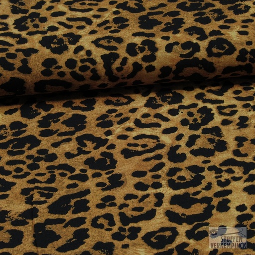 [NO-20150-053] Viscose Poplin Animal Oranje