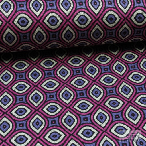 [NO-20142-017] Dubbeljersey Grafisch Paars/Fuchsia