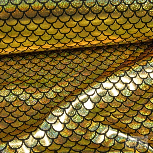 [NO-20856-080] Lamé Zeemeermin Goud