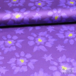 [BI-211142-94] Polyester Special Flowers Paars