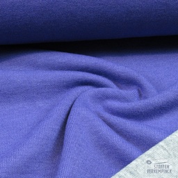 [QT-Q22505-470] Jersey Double Face Paars/Grijs