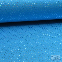 [HE-201080-5030] Folienjersey pailletjes Turquoise
