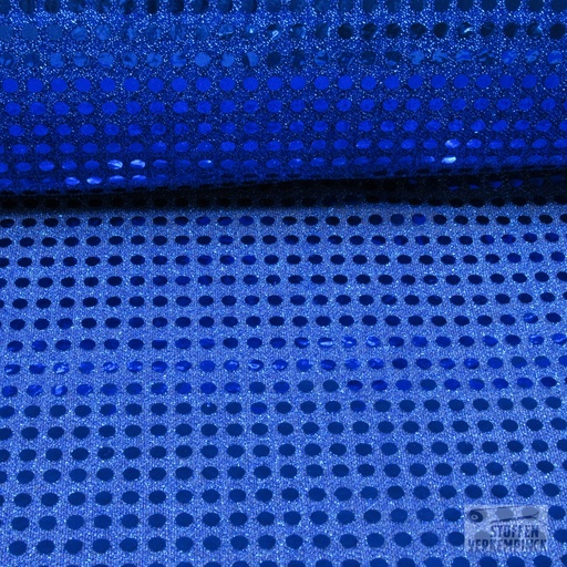 [MC-LENTEJUELA G-5001] Paillettenstof Kobalt