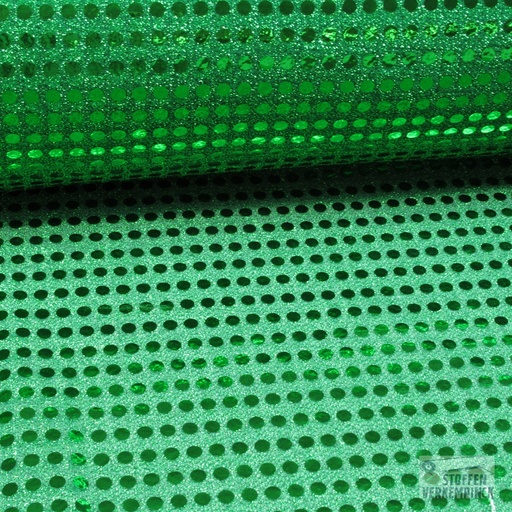 [MC-LENTEJUELA G-6002] Paillettenstof Groen