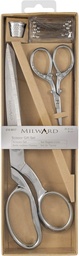 [DI-2189017] Milward cadeauset premium naaischaar 21,5cm en borduurschaar 9,5cm Zilver