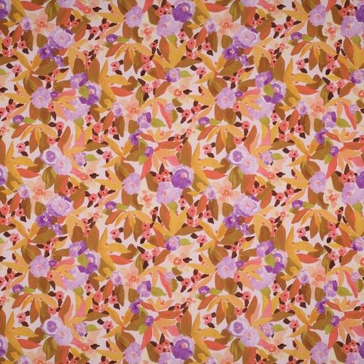 [VE-05024-001] Nerida Hansen Lenzing Ecovero Digital Floral Mustard