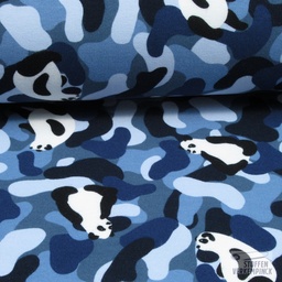 [VE-05426-003] Soft Sweat Panda Camouflage Navy