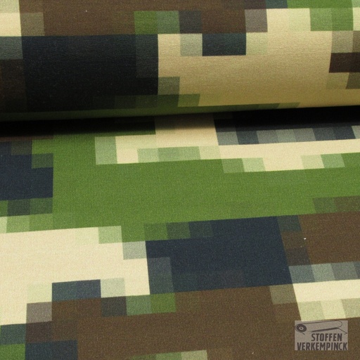 [POL-924655-20] French Terry Digi. Pixel Camou