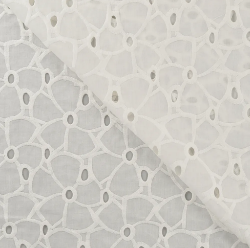 [QT-Q11071-151D] Broderie De Luxe Ecru