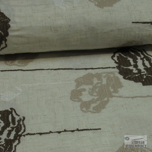 [HE-210340-5005] Broderie Visco/Li Naturel