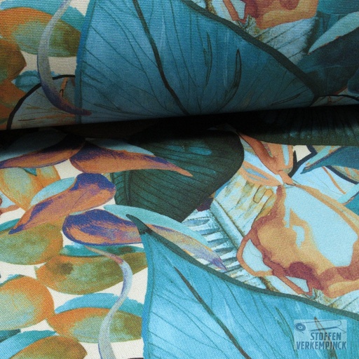 [2JT-DIGISUN GUYANE EMERAUDE] Outdoor Teflon Print Guyane Emaraude