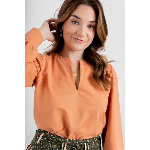 [VE-09107-068] French Terry Bio Salmon (Pommé LOT)