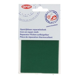 [DBF-1021120-0416] Opry reparatiedoek stevig opstrijkbaar 12x40cm groen