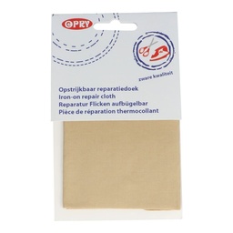 [DBF-1021120-0837] Opry reparatiedoek stevig opstrijkbaar 12x40cm beige