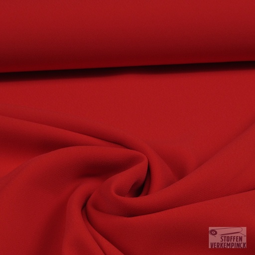 [BI-110660-11-2] Crêpe Satin Réversible Zacht Rood