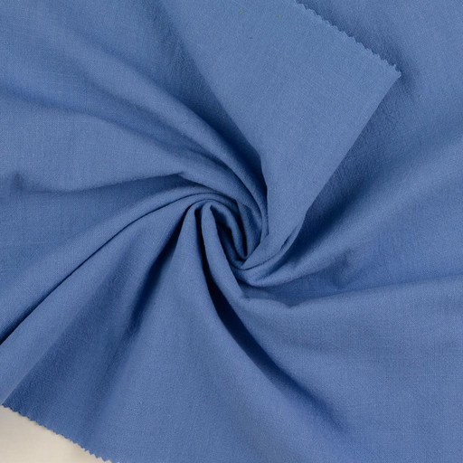 [HE-206318-5027] Katoen gewassen Vintage Denimblauw