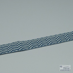 [VR-9637-040-305] Tassenband Greca 40mm - 305 - blauw