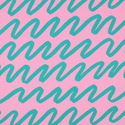 [VE-04015-001] Nerida Hansen Fine Poplin Making Waves Light Pink