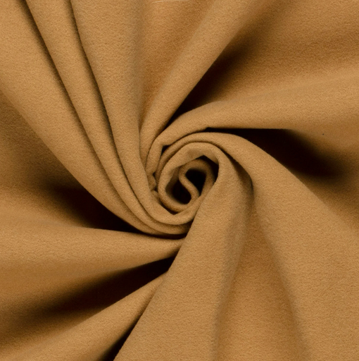 [NO-22115-153] Mantelstof Wooltouch Camel