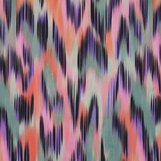 [VE-03264-001] Coton Satin Digi. Abstract Multi